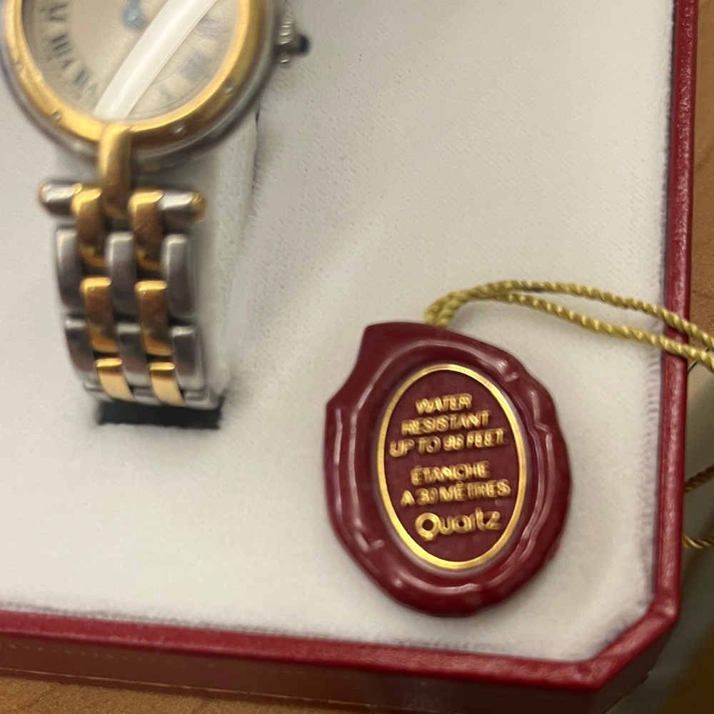Cartier Gold and Silver Women's Watch - Picture 3 of 7